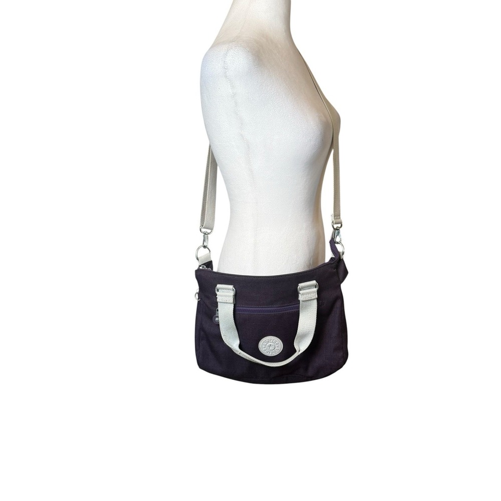 Kipling Amiel Handbag Crossbody Purse Dark Plum Purple Casual Everyday View 2